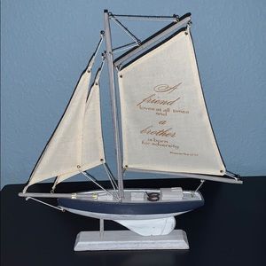 Proverbs 17:17 sailboat